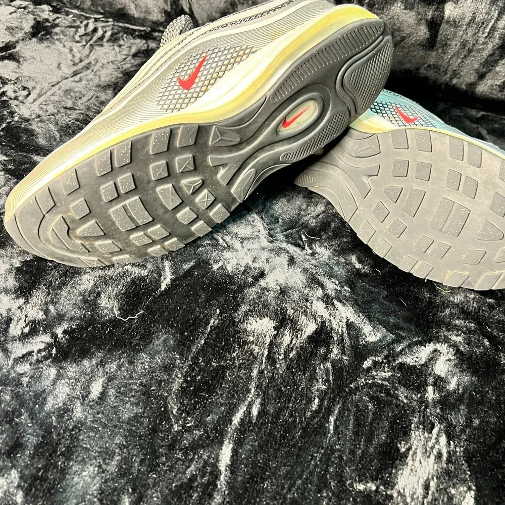 Nike Air Max 97 Ultra 17 918356-003 Men 10.5 Running Shoes Silver Bullet Sneaker